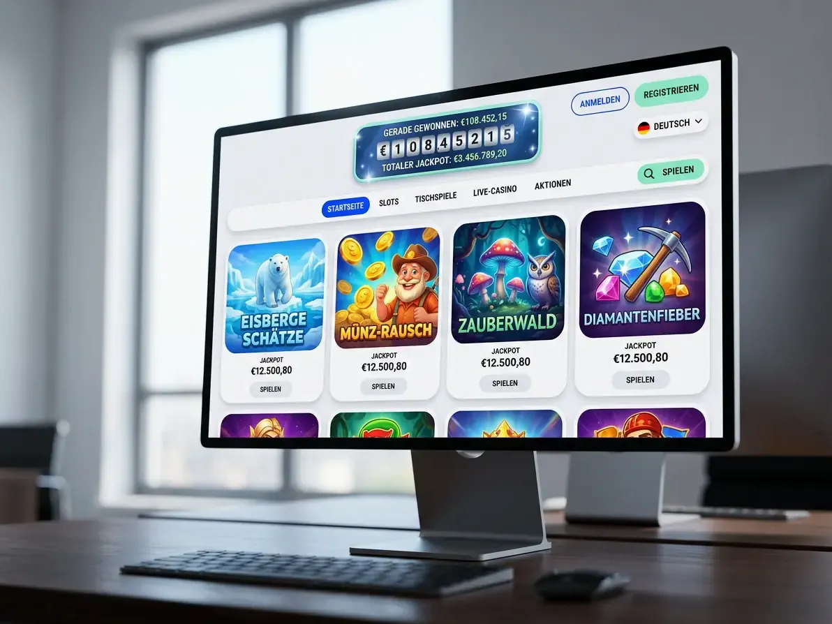 Blick in die Spielwelt von Oceanspin