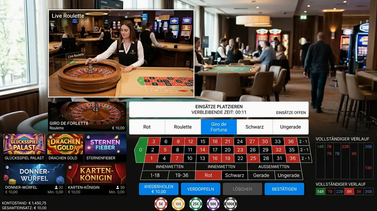 Live Casino · Oceanspin